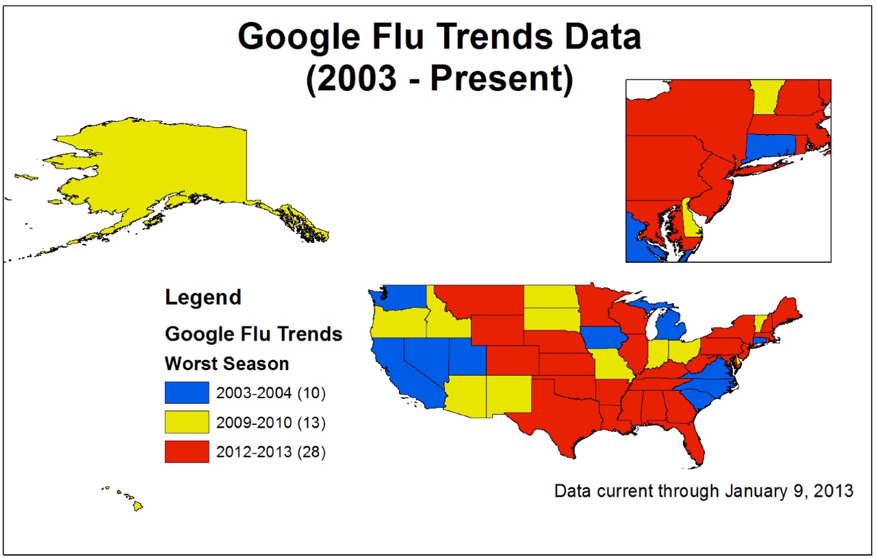 谷歌流感趋势